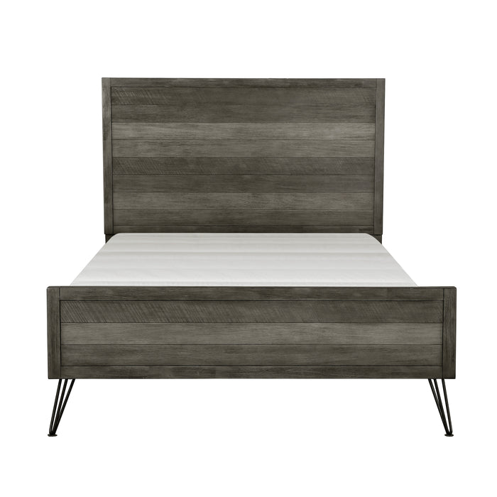 Urbanite 4pc Set (QB+NS+DR+MR) in Gray - 1604-1*4 - FAMSA Furniture (TX)