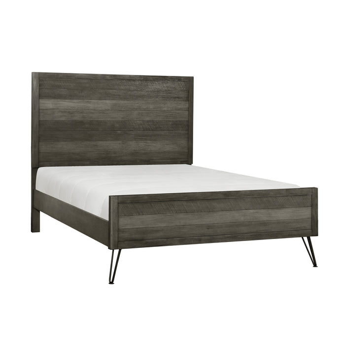 Urbanite 4pc Set (QB+NS+DR+MR) in Gray - 1604-1*4 - FAMSA Furniture (TX)