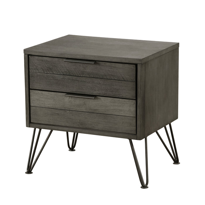 Urbanite 4pc Set (QB+NS+DR+MR) in Gray - 1604-1*4 - FAMSA Furniture (TX)