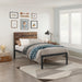 Marshall Twin Platform Bed in Black/Brown - 1611T-1 - FAMSA Furniture (TX)