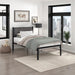 Samuel Twin Platform Bed in Black/Gray - 1612T-1 - FAMSA Furniture (TX)