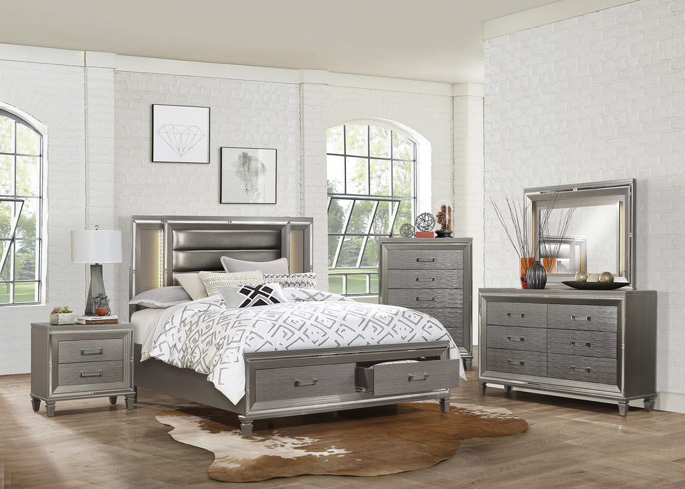 Tamsin DRESSER, TWO HIDDEN JEWELRY BOXES in Gold/Silver/Champagne/Gray/Transparent - 1616-5 - FAMSA Furniture (TX)