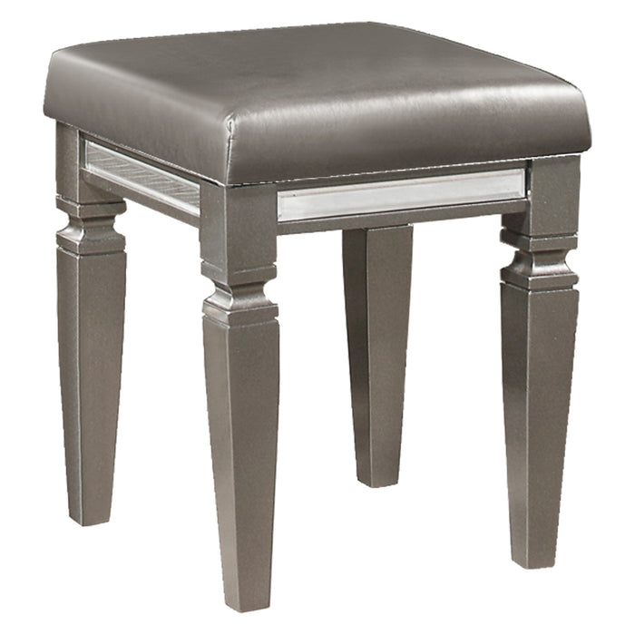 Tamsin Vanity Stool in Gold/Silver/Champagne/Gray/Transparent - 1616-14 - FAMSA Furniture (TX)