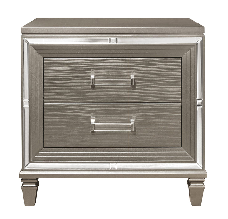 Tamsin 4pc Set (QB+NS+DR+MR) in Gray/Transparent/Gold/Silver/Champagne - 1616-1*4 - FAMSA Furniture (TX)