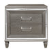 Tamsin Nightstand in Gray/Gold/Silver/Champagne/Transparent - 1616-4 - FAMSA Furniture (TX)