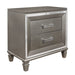 Tamsin Nightstand in Gray/Gold/Silver/Champagne/Transparent - 1616-4 - FAMSA Furniture (TX)