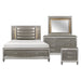 Tamsin 4pc Set (QB+NS+DR+MR) in Gray/Transparent/Gold/Silver/Champagne - 1616-1*4 - FAMSA Furniture (TX)