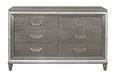 Tamsin DRESSER, TWO HIDDEN JEWELRY BOXES in Gold/Silver/Champagne/Gray/Transparent - 1616-5 - FAMSA Furniture (TX)