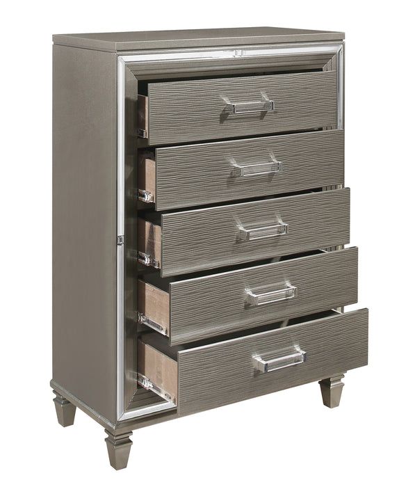 Tamsin Chest in Transparent/Gold/Silver/Champagne/Gray - 1616-9 - FAMSA Furniture (TX)