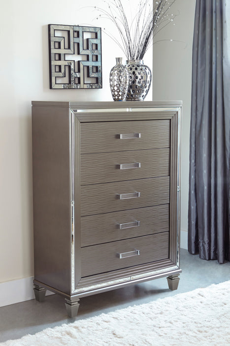 Tamsin Chest in Transparent/Gold/Silver/Champagne/Gray - 1616-9 - FAMSA Furniture (TX)