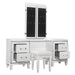 Tamsin (3) Vanity Dresser with Mirror in White/Transparent - 1616W-15* - FAMSA Furniture (TX)