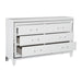 Tamsin Dresser in White/Transparent - 1616W-5 - FAMSA Furniture (TX)