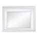 Tamsin Mirror in White/Transparent - 1616W-6 - FAMSA Furniture (TX)
