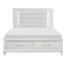 Tamsin 4pc Set (QB+NS+DR+MR) in Transparent/White - 1616W-1*4 - FAMSA Furniture (TX)