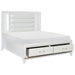 Tamsin 4pc Set (QB+NS+DR+MR) in Transparent/White - 1616W-1*4 - FAMSA Furniture (TX)