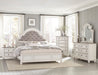 Baylesford Eastern King Bed in White - 1624KW-1EK - FAMSA Furniture (TX)