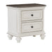 Baylesford 4pc Set (QB+NS+DR+MR) in White - 1624W-1*4 - FAMSA Furniture (TX)