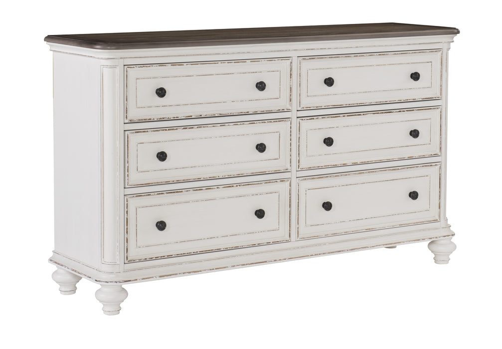 Baylesford Dresser in White - 1624W-5 - FAMSA Furniture (TX)