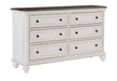 Baylesford Dresser in White - 1624W-5 - FAMSA Furniture (TX)