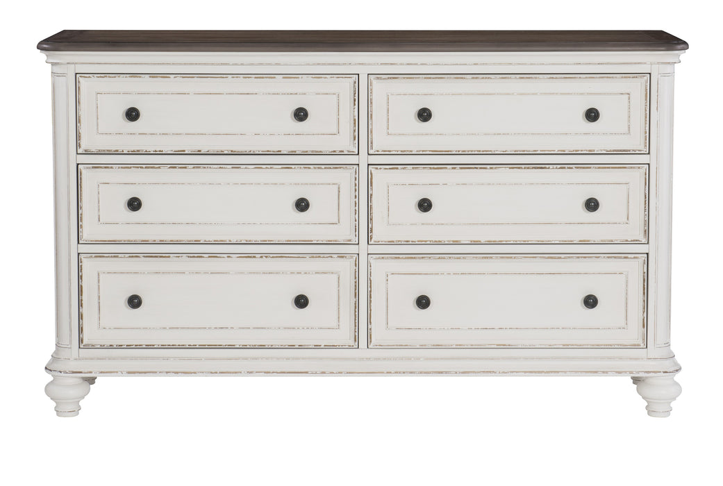 Baylesford Dresser in White - 1624W-5 - FAMSA Furniture (TX)