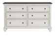 Baylesford Dresser in White - 1624W-5 - FAMSA Furniture (TX)