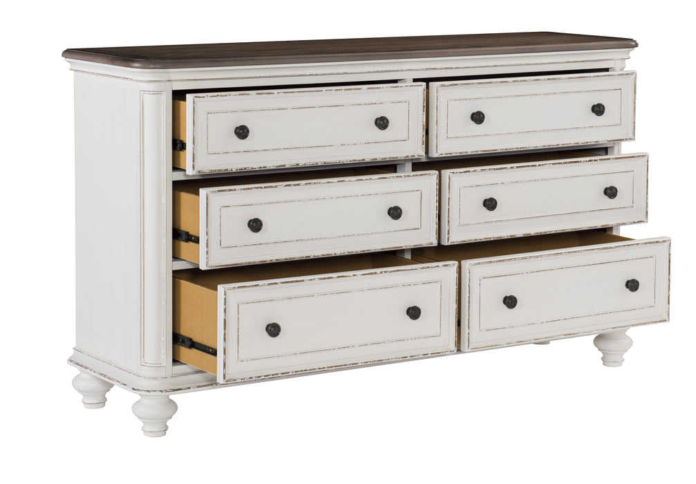 Baylesford Dresser in White - 1624W-5 - FAMSA Furniture (TX)