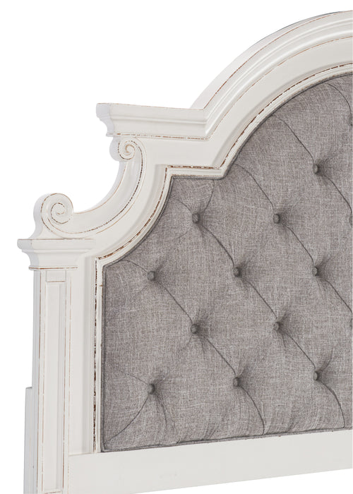 Baylesford 4pc Set (QB+NS+DR+MR) in White - 1624W-1*4 - FAMSA Furniture (TX)