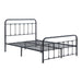 Fawn Full Platform Bed in Black - 1628F-1 - FAMSA Furniture (TX)