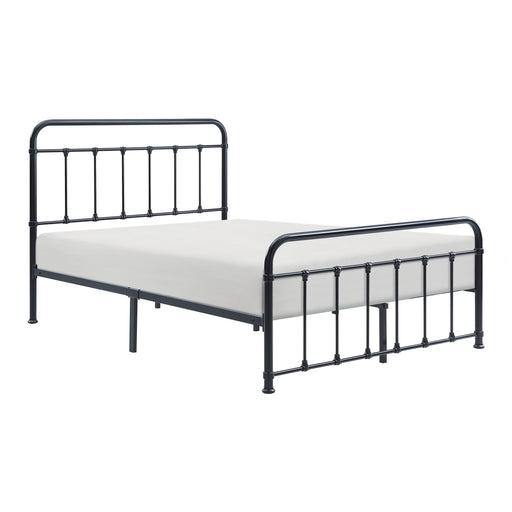 Fawn Full Platform Bed in Black - 1628F-1 - FAMSA Furniture (TX)