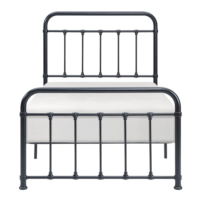 Fawn Twin Platform Bed in Black - 1628T-1 - FAMSA Furniture (TX)