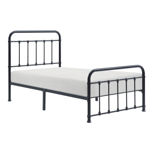 Fawn Twin Platform Bed in Black - 1628T-1 - FAMSA Furniture (TX)