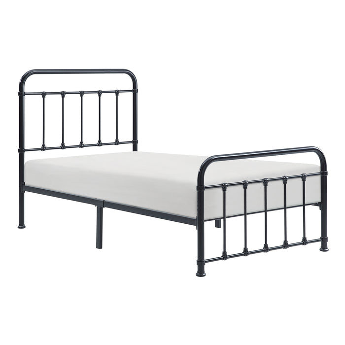 Fawn Twin Platform Bed in Black - 1628T-1 - FAMSA Furniture (TX)