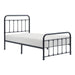 Fawn Twin Platform Bed in Black - 1628T-1 - FAMSA Furniture (TX)