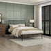 Augusta Queen Platform Bed in Black - 1630-1 - FAMSA Furniture (TX)