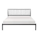 Augusta Eastern King Platform Bed in Black - 1630K-1EK - FAMSA Furniture (TX)