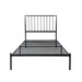 Augusta Twin Platform Bed in Black - 1630T-1 - FAMSA Furniture (TX)