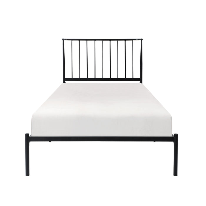 Augusta Twin Platform Bed in Black - 1630T-1 - FAMSA Furniture (TX)