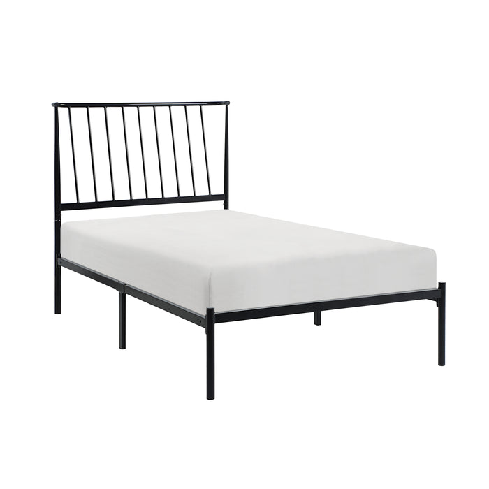 Augusta Twin Platform Bed in Black - 1630T-1 - FAMSA Furniture (TX)