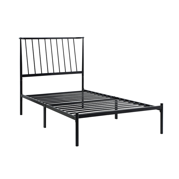 Augusta Twin Platform Bed in Black - 1630T-1 - FAMSA Furniture (TX)