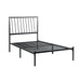 Augusta Twin Platform Bed in Black - 1630T-1 - FAMSA Furniture (TX)