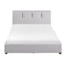 Aitana Eastern King Platform Bed with Storage Drawer in Gray - 1632K-1EKDW - FAMSA Furniture (TX)