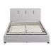 Aitana Eastern King Platform Bed with Storage Drawer in Gray - 1632K-1EKDW - FAMSA Furniture (TX)