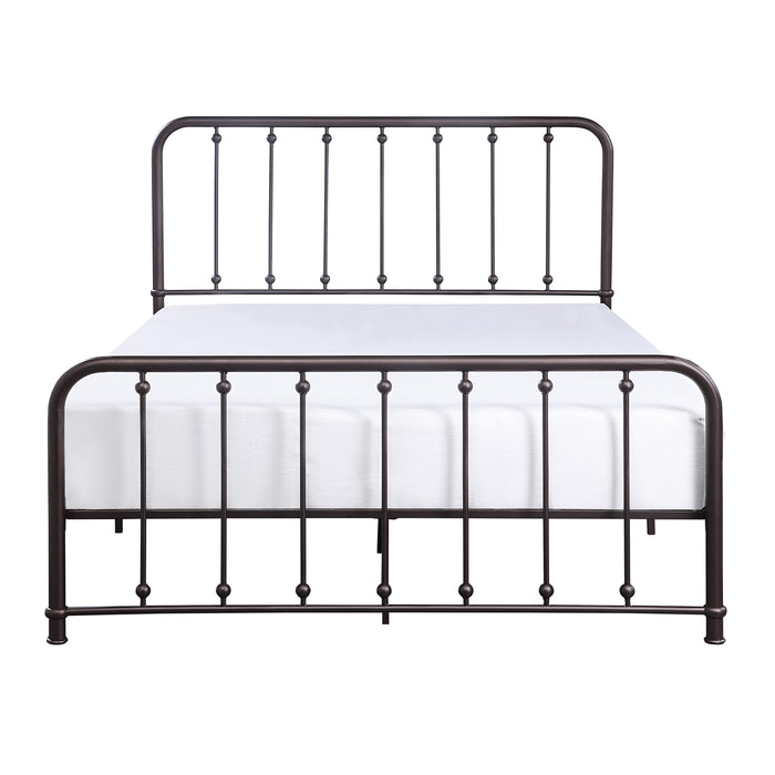 Larkspur Queen Platform Bed in Dark Bronze - 1638-1 - FAMSA Furniture (TX)