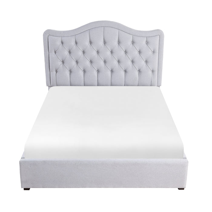 Toddrick Full Platform Bed with Storage Drawers in Gray - 1642F-1DW - FAMSA Furniture (TX)