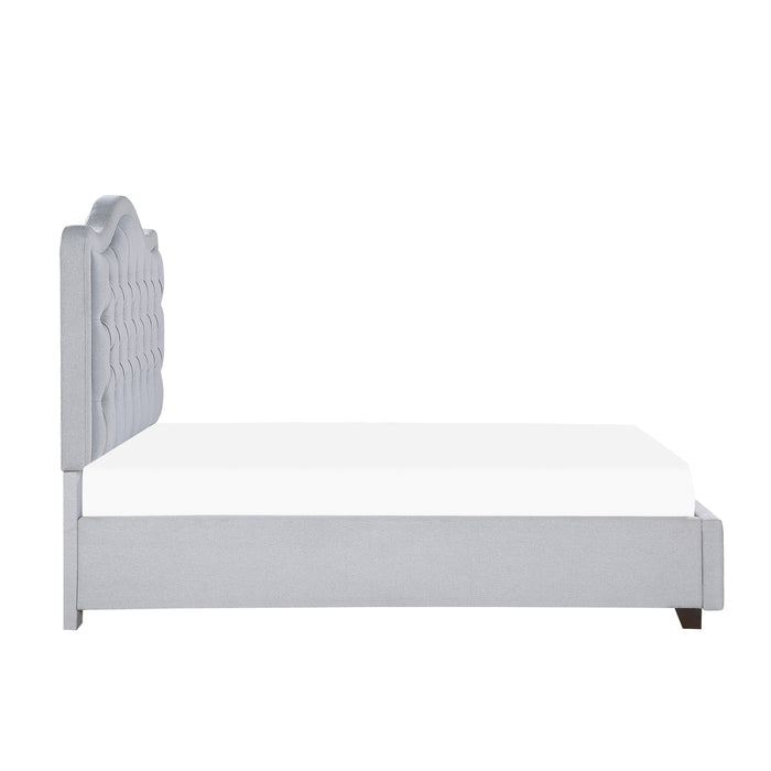 Toddrick Full Platform Bed in Gray - 1642F-1 - FAMSA Furniture (TX)