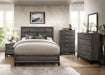 Davi Full Bed in Gray - 1645F-1 - FAMSA Furniture (TX)