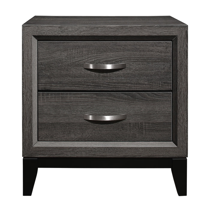 Davi 4pc Set (TB+NS+DR+MR) in Gray - 1645T-1*4 - FAMSA Furniture (TX)