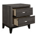 Davi 4pc Set (TB+NS+DR+MR) in Gray - 1645T-1*4 - FAMSA Furniture (TX)