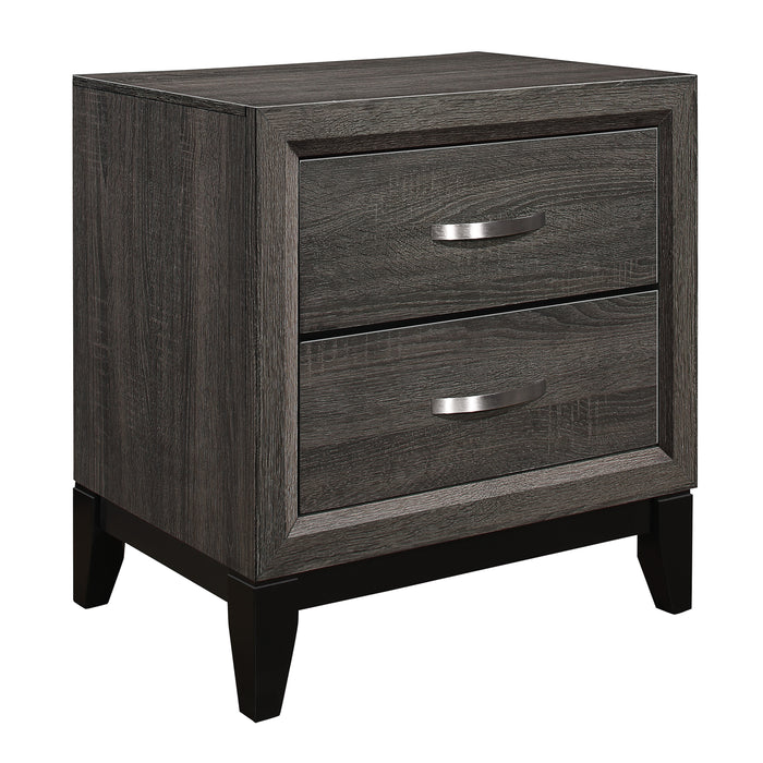 Davi 4pc Set (TB+NS+DR+MR) in Gray - 1645T-1*4 - FAMSA Furniture (TX)