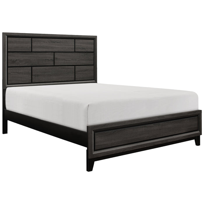 Davi Queen Bed in Gray - 1645-1 - FAMSA Furniture (TX)